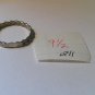 Silver Twisted Wire Ring Simple Filigree Band size 9 1/2 (211) (SD1)