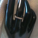Silver Twisted Wire Ring Simple Filigree Band size 8 1/2 (234) (SD1)