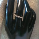 Silver Twisted Wire Ring Simple Filigree Band size 8 3/4 (219) (SD1)