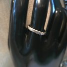Silver Twisted Wire Ring Simple Filigree Band size 9 3/4 (264) (SD1)