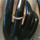 Silver Twisted Wire Ring Simple Filigree Band size 8 1/4 (227) (SD1) Silver Twisted Wire Ring Simple Filigree Band size 8 1/4 (227) (SD1)