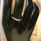 Silver Twisted Wire Ring Simple Filigree Band size 9 3/4 (214) (SD1)