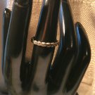 Silver Twisted Wire Ring Simple Filigree Band size 6 1/2 (238) (SD1)