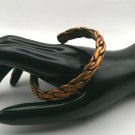 Rugged Copper Braided Bracelet for Men or Women 2 1/2' wide (SD2)