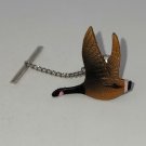 Leather Flying Canadian Goose Lapel Pin (SD2)