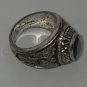 United States Army Ring with Blue - September Birthstone Alloy Ring Size 10 Jewelry (SD1)