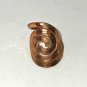 Copper Swirl Ring Size 11 Statement Ring (SD1)