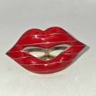 Red Lips Double Ring Size 8 1/4 and 9 1/2 - takes two fingers (second and Third) (SD1) Red Lips Double Ring Size 8 1/4 and 9 1/2 - takes two fingers (second and Third) (SD1)