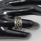 Silver Wire Swirl Statement Ring size 7 3/4 (#38) (SD1) Silver Wire Swirl Statement Ring size 7 3/4 (#38) (SD1)