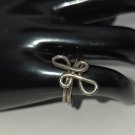 Silver Wire Swirl Statement Ring size 6 1/2 (#48) (SD1) Silver Wire Swirl Statement Ring size 6 1/2 (#48) (SD1)
