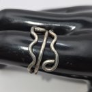 Silver Wire Swirl Statement Ring size 9 1/4 (#23) (SD1) Silver Wire Swirl Statement Ring size 9 1/4 (#23) (SD1)