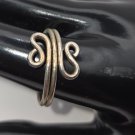 Silver Wire Swirl Statement Ring size 13 (#31) (SD1)