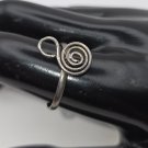 Silver Wire Looks Like a Musical Note Statement Ring size 10 1/2 (#68) (SD1) Silver Wire Looks Like a Musical Note Statement Ring size 10 1/2 (#68) (SD1)