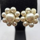 Large Round Faux Pearl with Several Smaller Round Beads Clip on Earrings Button Style (CO1) Large Round Faux Pearl with Several Smaller Round Beads Clip on Earrings Button Style (CO1)