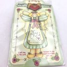 Angelic Blessings Keepsake Pin Joy Smiling Angel with Wings Pin/Brooch (J1) NIP Angelic Blessings Keepsake Pin Joy Smiling Angel with Wings Pin/Brooch (J1) NIP