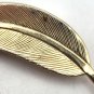 Gold Tone Leaf Pin/Brooch (J1)