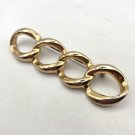 Four Circle Gold Tone Pin/Brooch (J1)