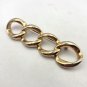 Four Circle Gold Tone Pin/Brooch (J1)