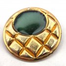 Gold Color Pin with Black Color Round Top Pin/Brooch (J1) Gold Color Pin with Black Color Round Top Pin/Brooch (J1)