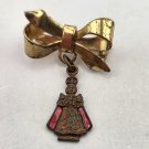 Gold Tone and Red Enamel Priest Made in Italy Pin/Brooch (J1) Gold Tone and Red Enamel Priest Made in Italy Pin/Brooch (J1)