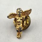 Small Gold Tone Angel With Wings Pin/Brooch (J1) Small Gold Tone Angel With Wings Pin/Brooch (J1)