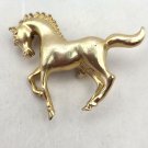 Gold Tone Prancing Horse Pin / Brooch (J1) Gold Tone Prancing Horse Pin / Brooch (J1)