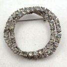Double Entwined Circle with Stones Pin/Brooch (J1) Double Entwined Circle with Stones Pin/Brooch (J1)