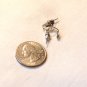 Tiny Silver Half Hoop Pierced Earrings (BD2)
