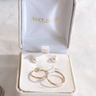 14 Kt Gold 1/2" Hoop Earrings and Set of Pearl Stud Pierced Earrings in Box (BD2) 14 Kt Gold 1/2" Hoop Earrings and Set of Pearl Stud Pierced Earrings in Box (BD2)