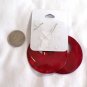 Claire's Sensitive Solutions Cranberry Dangle Hoop Pierced Earrings (BD2)