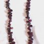 Dark Purple Chip Bead Necklace (BD1)