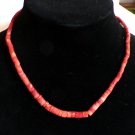 Maroon color Puka Shell Necklace (BD1) Maroon color Puka Shell Necklace (BD1)
