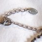 Ali Khan Gray Pink Graduating Crystal Beads Necklace 24" (BD1)