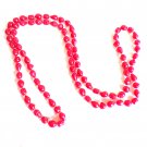Dinosaur Design Deep Pink Resin Necklace (BD1)