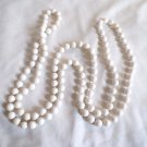 White Bead Necklace 25 1/2" (BD1) White Bead Necklace 25 1/2" (BD1)