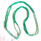 Green Bead 2 Strand No Clasp 25" (BD1)