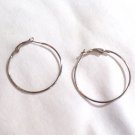 Gold Tone Hoop Pierced Earrings (BD2)