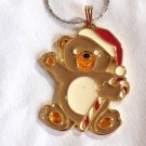 Wallace Silversmiths Christmas Cookie Collection Teddy Bear Enameled Gold Tone Necklace (BD3) Wallace Silversmiths Christmas Cookie Collection Teddy Bear Enameled Gold Tone Necklace (BD3)