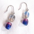 Dark Purple, Light Purple and Blue Dangle Pierced Earrings (BD2) Dark Purple, Light Purple and Blue Dangle Pierced Earrings (BD2)
