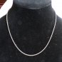 Black Coated Round Box Chain 8" Necklace Men's Jewelry (BD2)