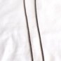 Black Coated Round Box Chain 8" Necklace Men's Jewelry (BD2)