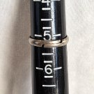 Tiny Oval with Small Detailed Ladybug Emblem Adjustable Ring (SD1)
