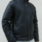 Men's Diamond Quilted Leather Jacket