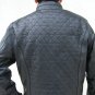 Men's Diamond Quilted Leather Jacket