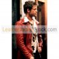 Fight Club Red Original Leather FC Jacket