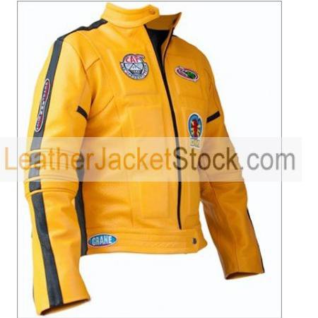 Kill Bill Uma Thurman Biker Leather Jacket