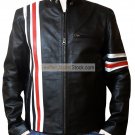 Easy Rider Captain America Black Biker Leather Jacket
