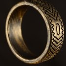 Image Bronze Colour Embossed Bracelet