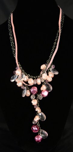 IMAGE DUSKY PINK NECKLACE