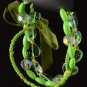 Image Green & Clear Acrylic Bracelet